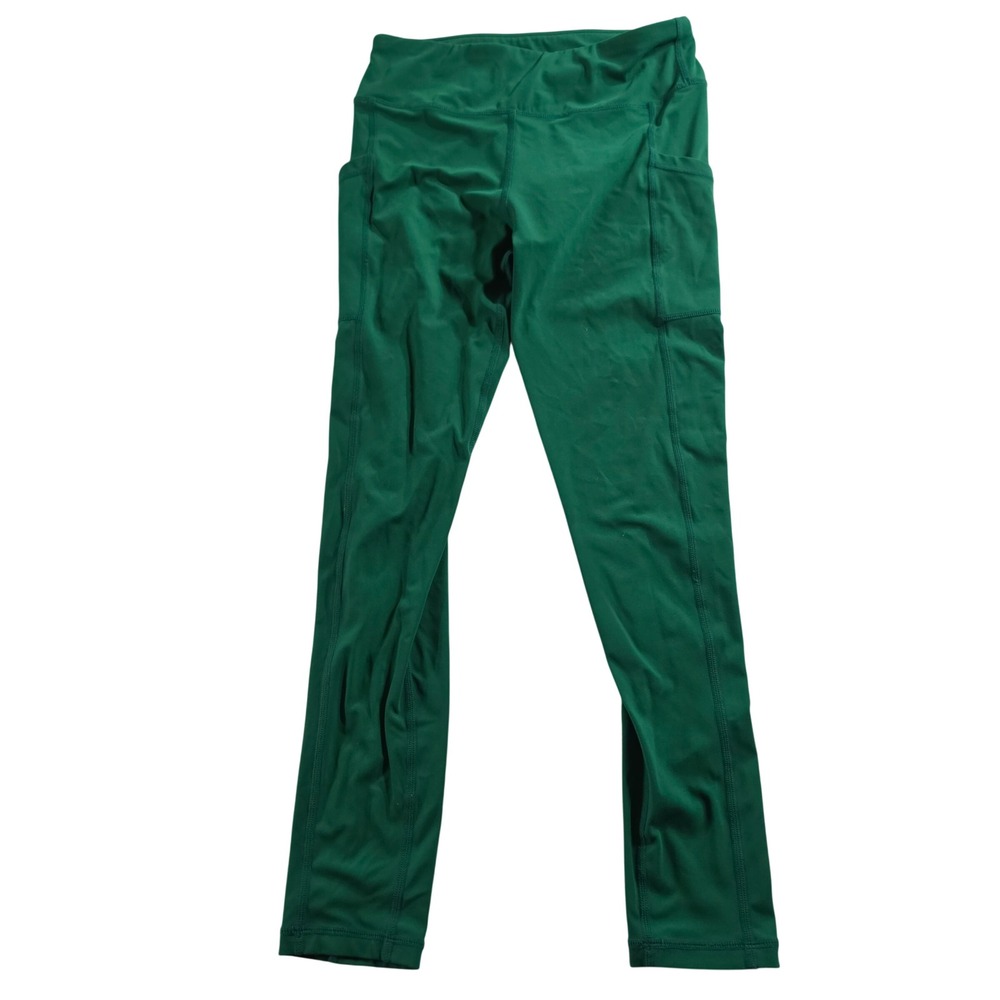 Sweaty Betty Womens Green High Waisted Athletic Leggings with Pockets 24 Inseam